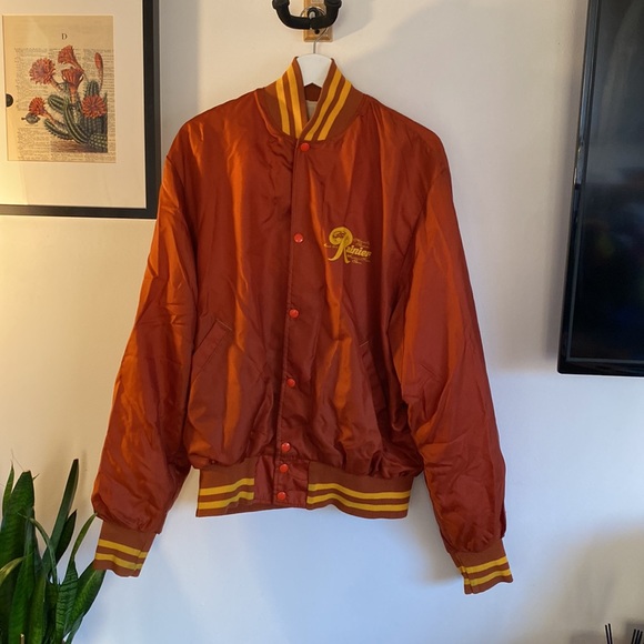 *Vintage* Rainier Beer Bomber Jacket - Medium to Large - Picture 3 of 6